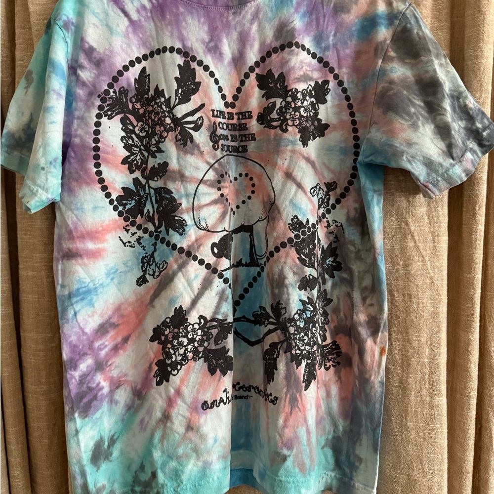 Online Ceramics Blue and Pink Tie Dye 9 Magical Plants size M